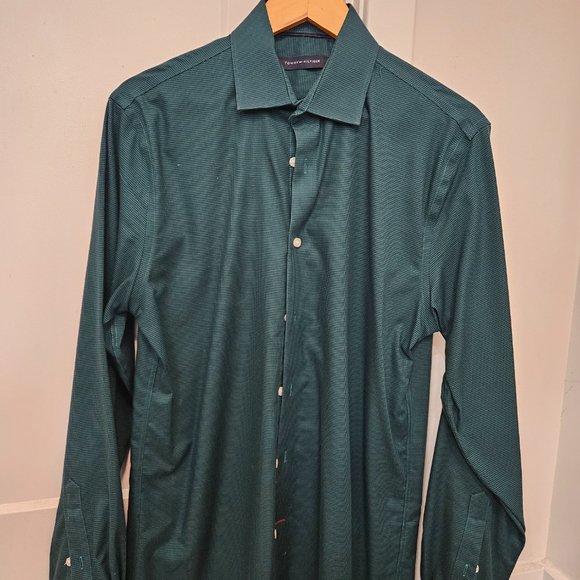 Tommy Hilfiger Houndstooth Button Down Shirt - Picture 1 of 3